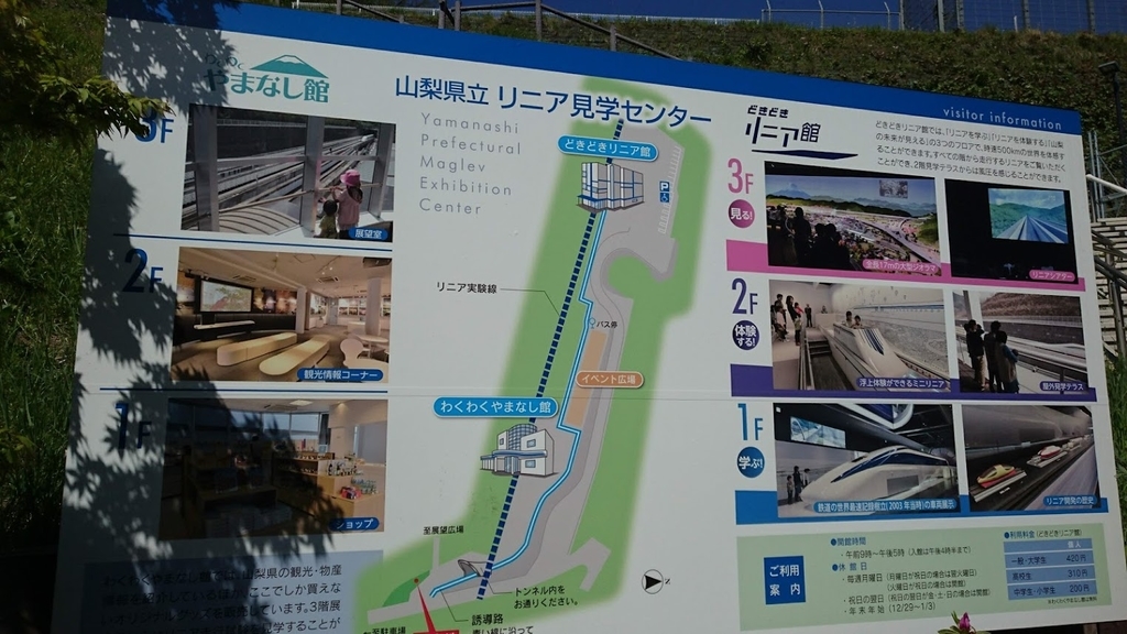 リニア見学センター 看板