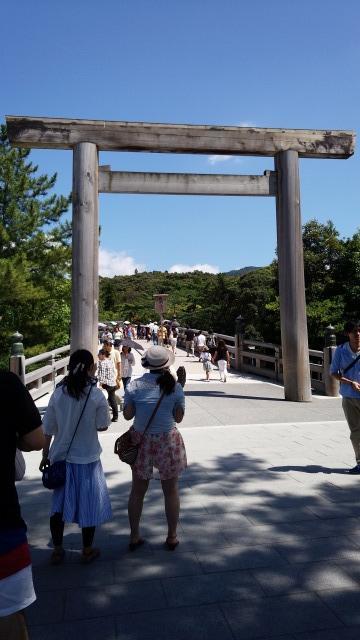 伊勢神宮　大鳥居