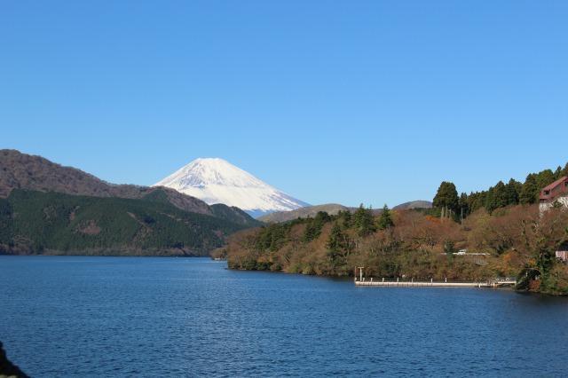 海賊船からの富士山