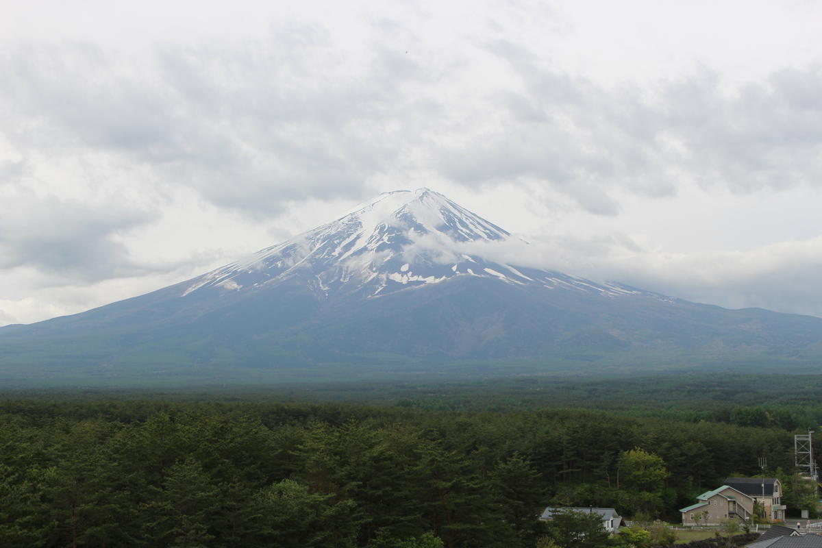 ホテルレジーナ河口湖 ベランダからの富士山