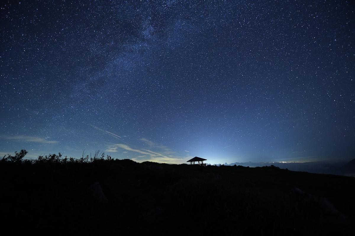 四国カルスト　星空